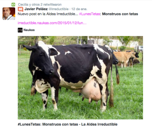 Nuevo post en la Aldea Irreductible... #LunesTetas: Monstruos con tetas 
